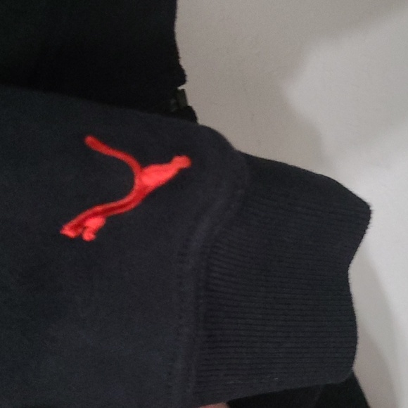 Men's Black Puma Jacket size Large Style # 592230 super soft - Picture 8 of 8